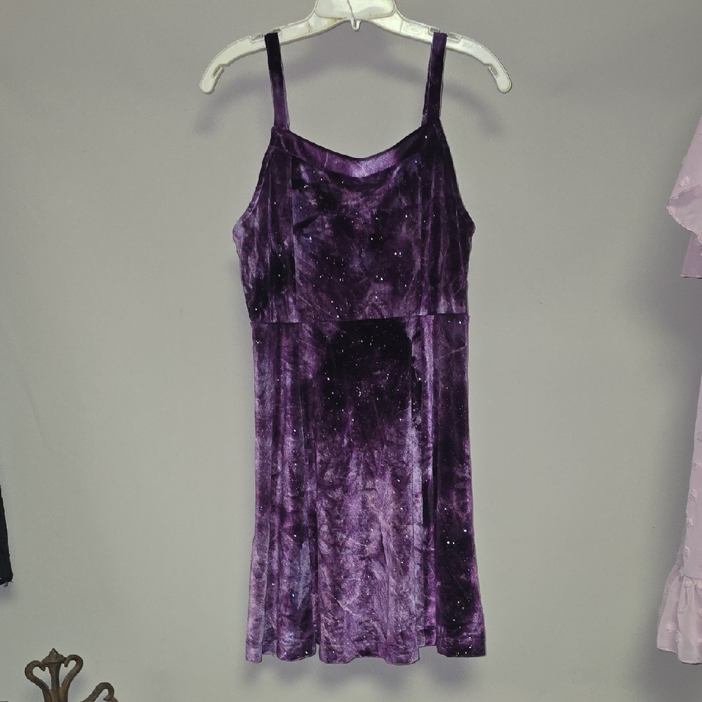 Justice Shimmering Purple Top